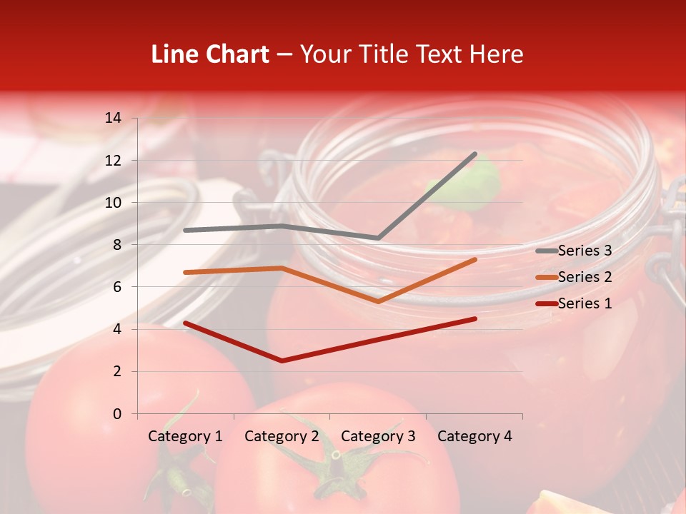 Konzentriert Tomatenketchup Tomatensaft PowerPoint Template