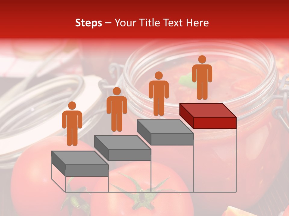 Konzentriert Tomatenketchup Tomatensaft PowerPoint Template