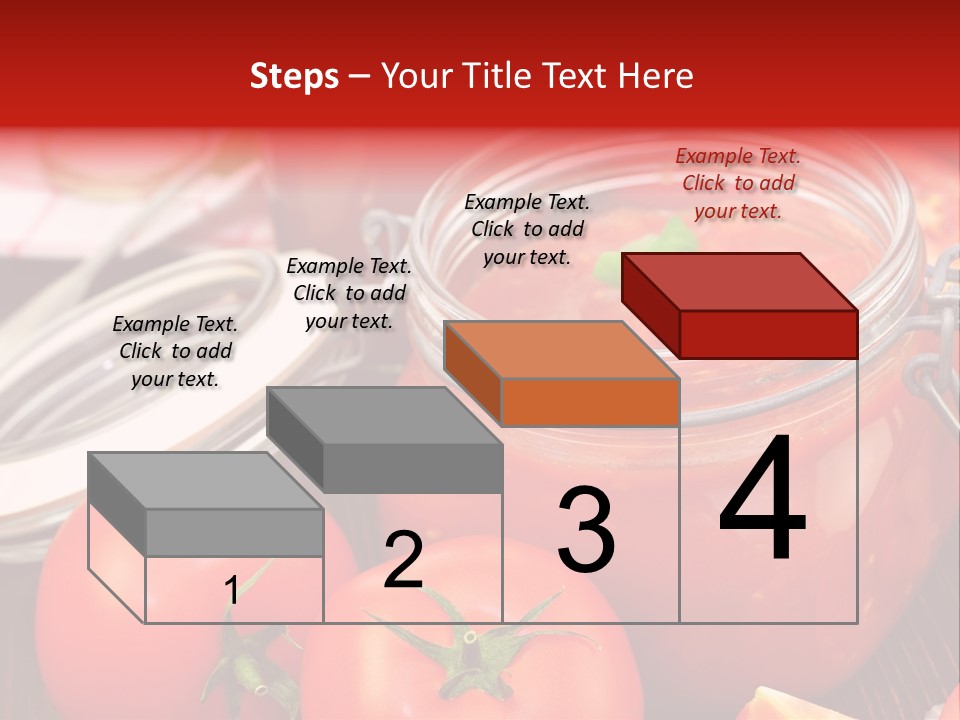 Konzentriert Tomatenketchup Tomatensaft PowerPoint Template
