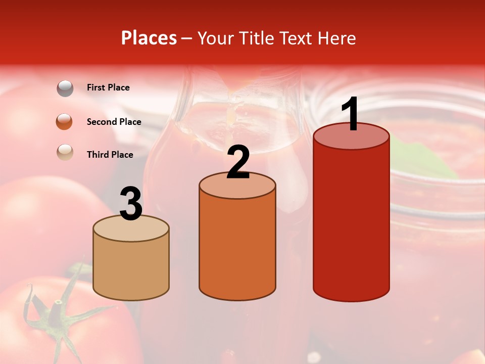 Flasche Tomate Dips PowerPoint Template