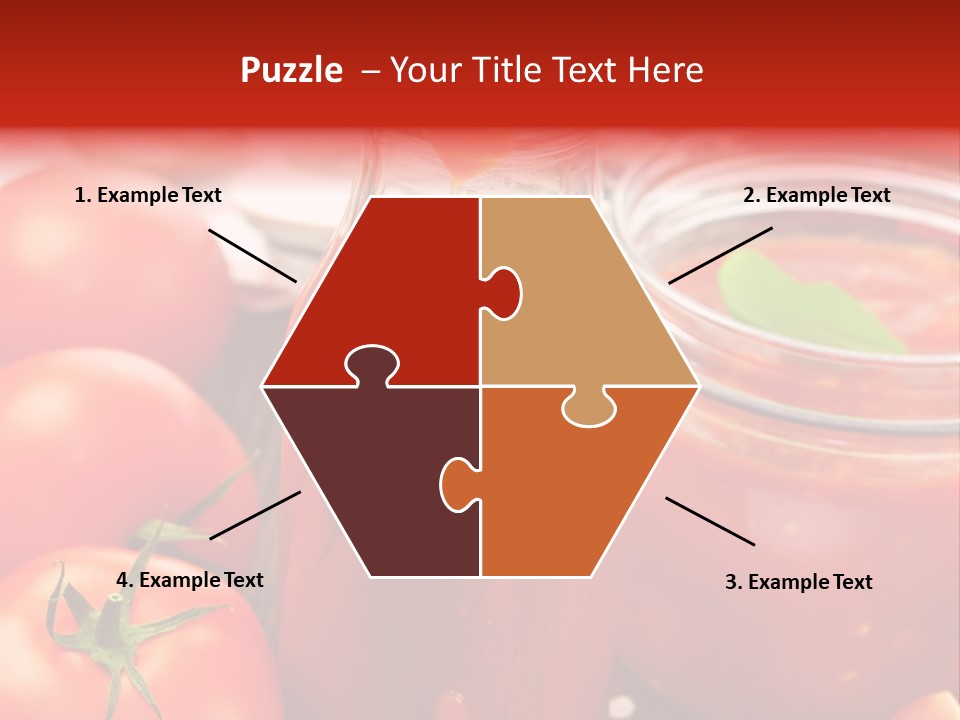 Flasche Tomate Dips PowerPoint Template