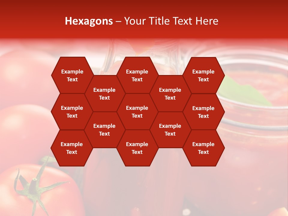 Flasche Tomate Dips PowerPoint Template