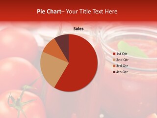 Flasche Tomate Dips PowerPoint Template