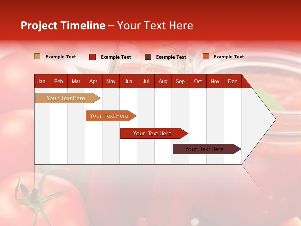 Flasche Tomate Dips PowerPoint Template
