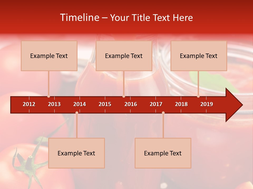 Flasche Tomate Dips PowerPoint Template