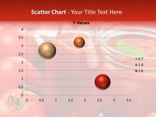 Flasche Tomate Dips PowerPoint Template