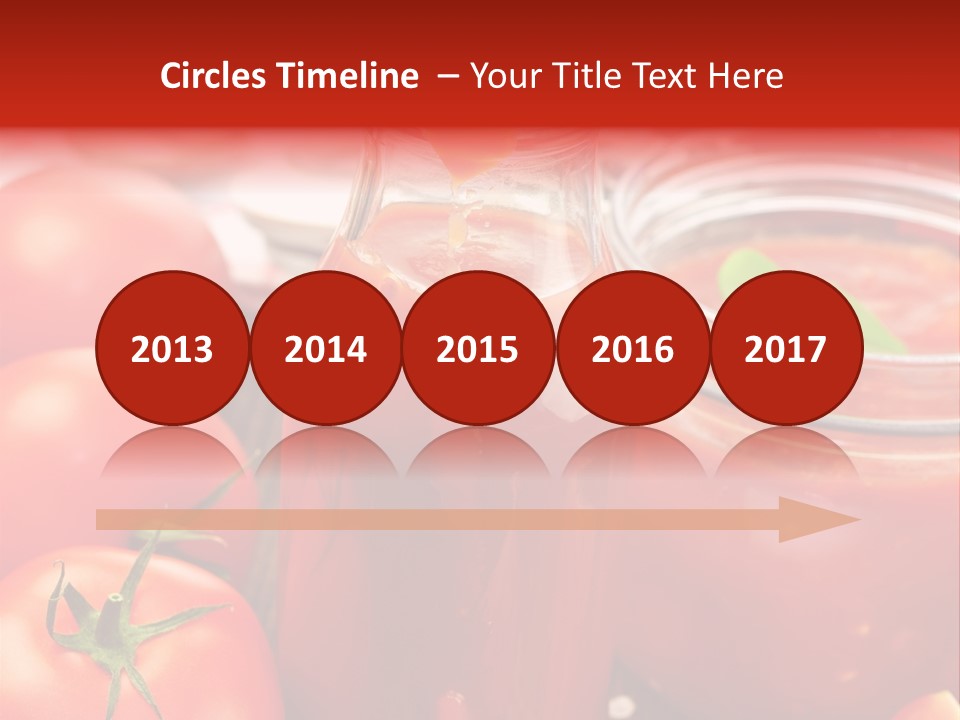 Flasche Tomate Dips PowerPoint Template