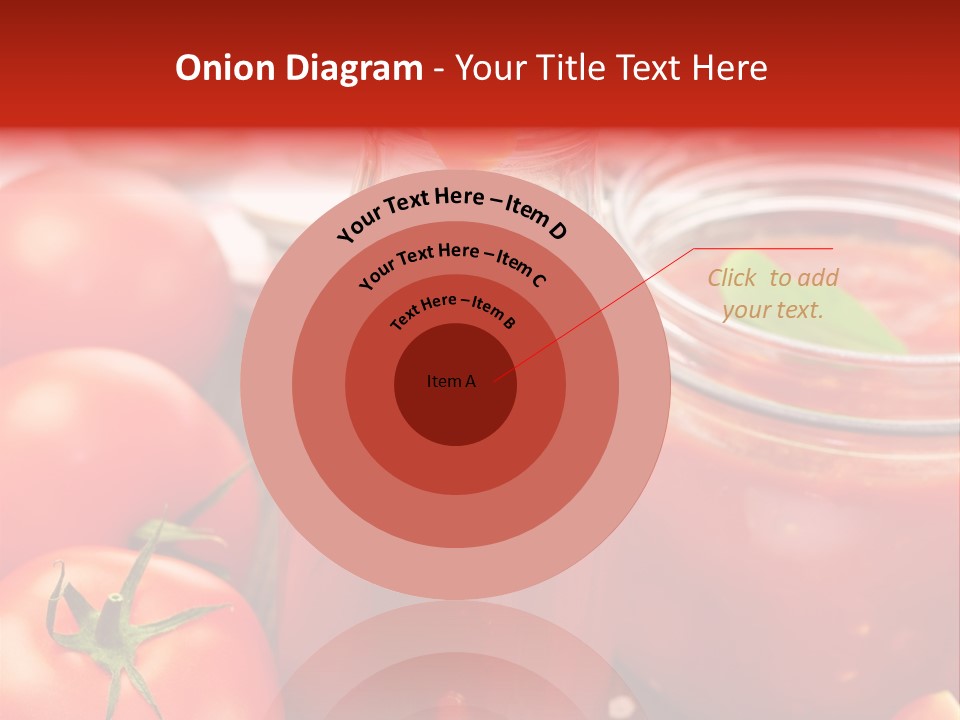 Flasche Tomate Dips PowerPoint Template
