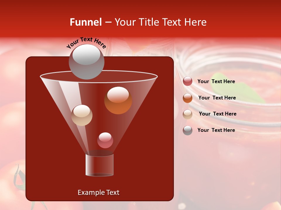 Flasche Tomate Dips PowerPoint Template