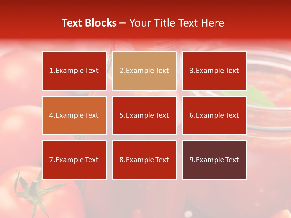 Flasche Tomate Dips PowerPoint Template