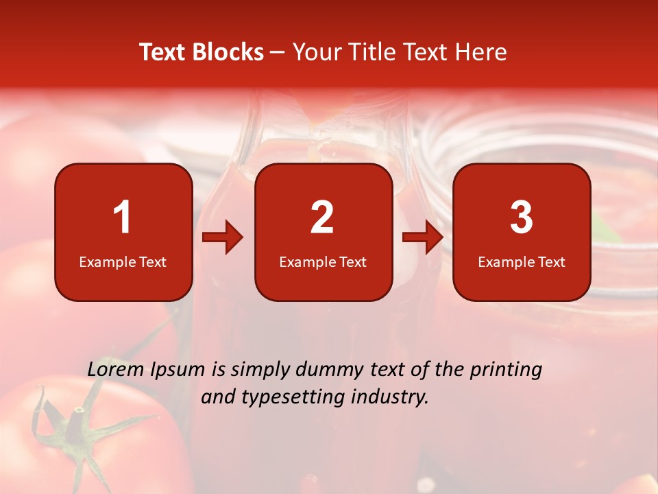 Flasche Tomate Dips PowerPoint Template