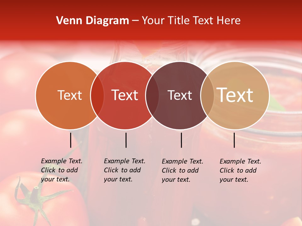 Flasche Tomate Dips PowerPoint Template