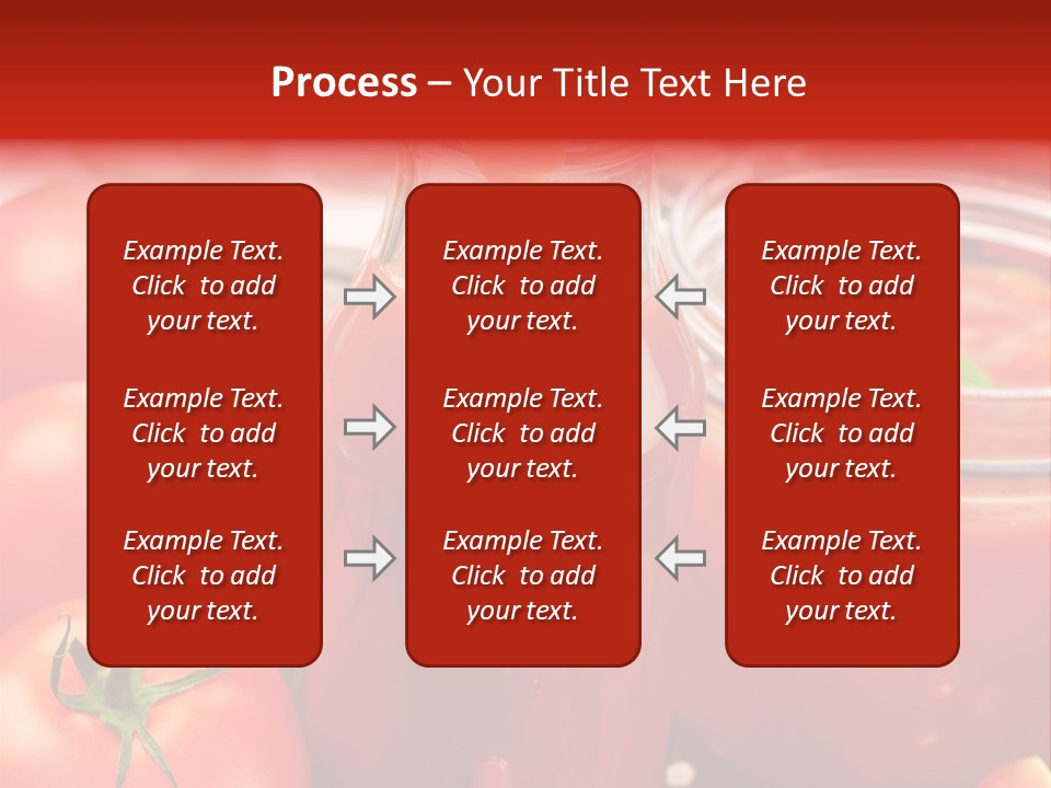 Flasche Tomate Dips PowerPoint Template