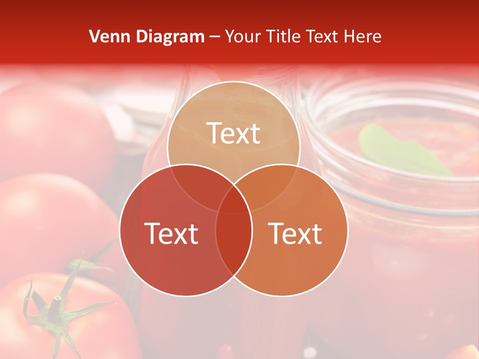 Flasche Tomate Dips PowerPoint Template
