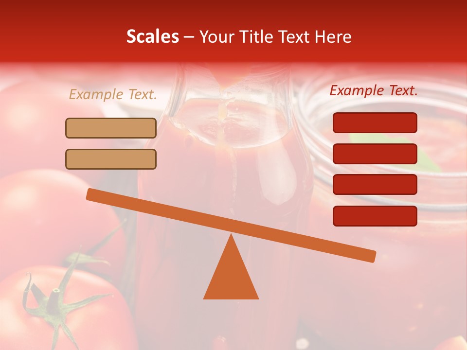 Flasche Tomate Dips PowerPoint Template