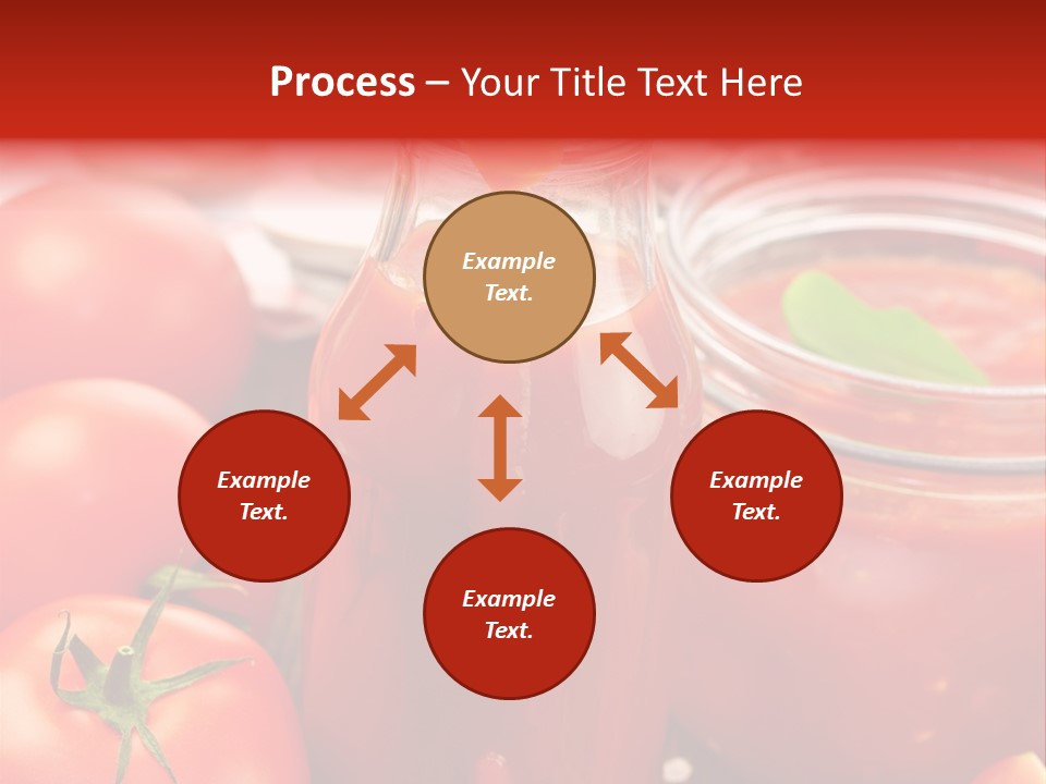 Flasche Tomate Dips PowerPoint Template