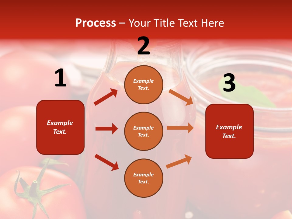 Flasche Tomate Dips PowerPoint Template