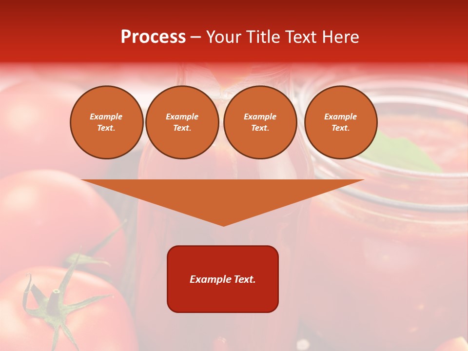 Flasche Tomate Dips PowerPoint Template