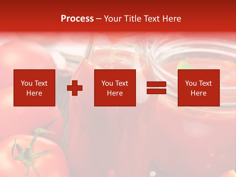 Flasche Tomate Dips PowerPoint Template