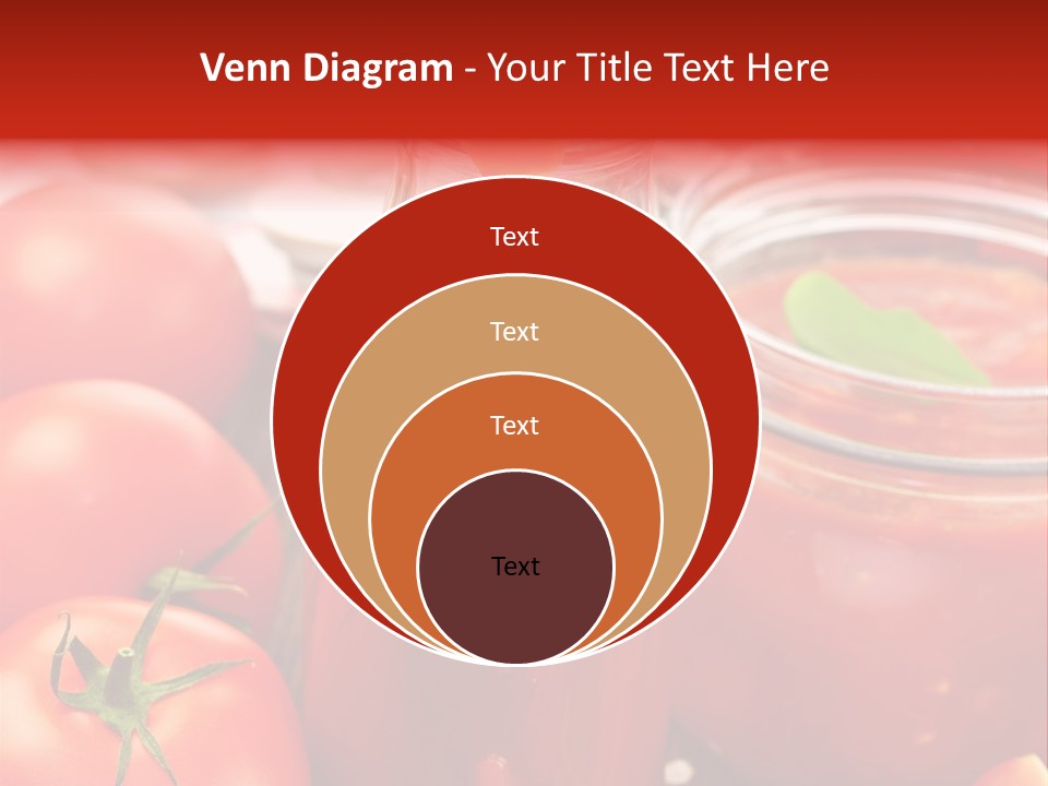 Flasche Tomate Dips PowerPoint Template