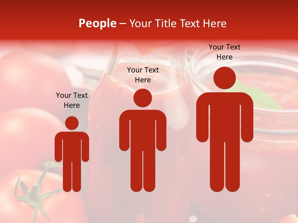 Flasche Tomate Dips PowerPoint Template