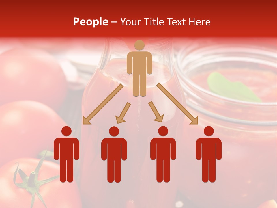 Flasche Tomate Dips PowerPoint Template