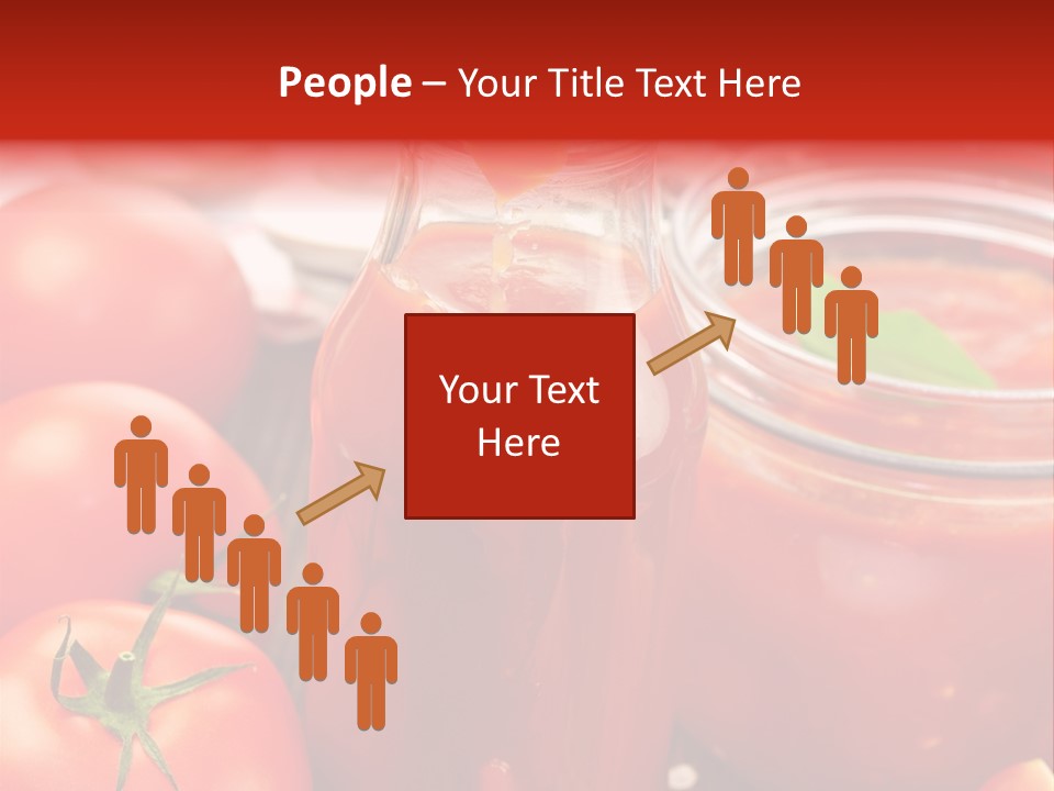 Flasche Tomate Dips PowerPoint Template