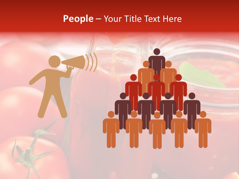 Flasche Tomate Dips PowerPoint Template