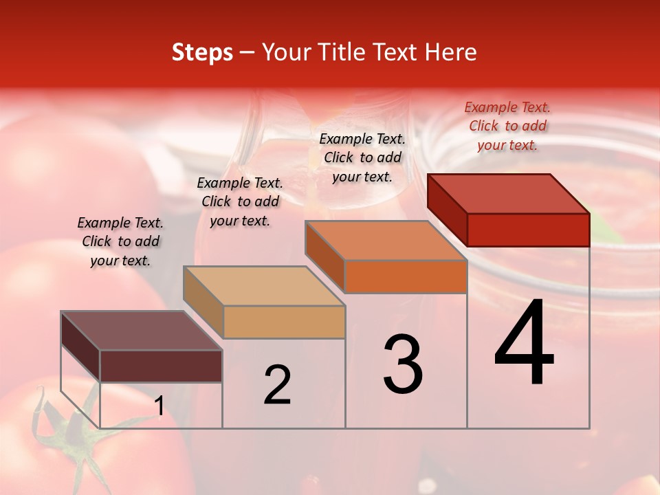 Flasche Tomate Dips PowerPoint Template