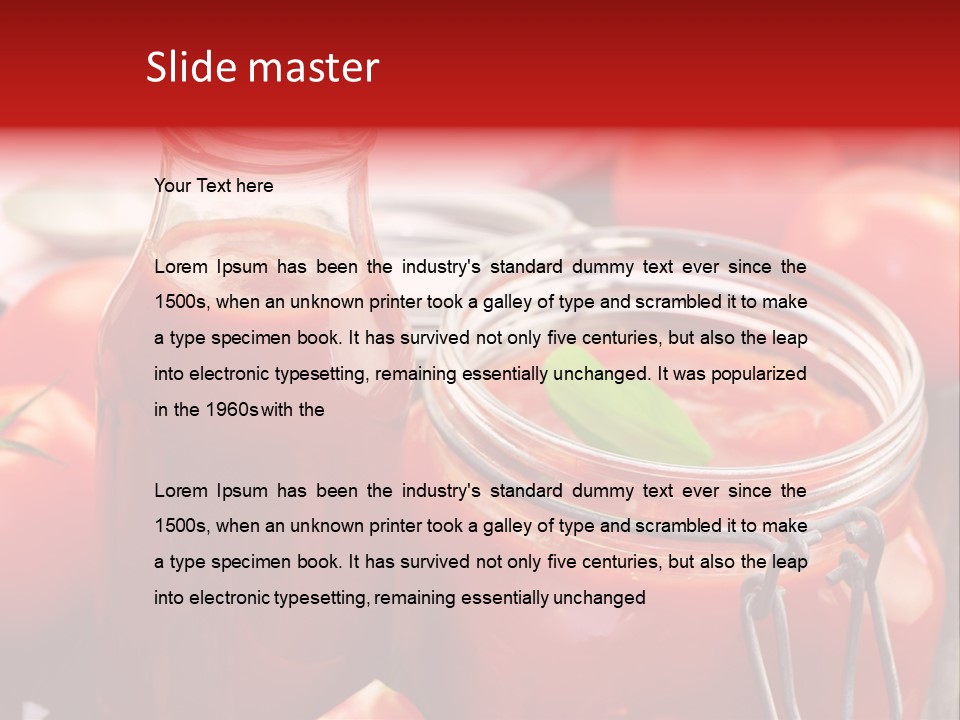 Restaurant Gew Paste PowerPoint Template