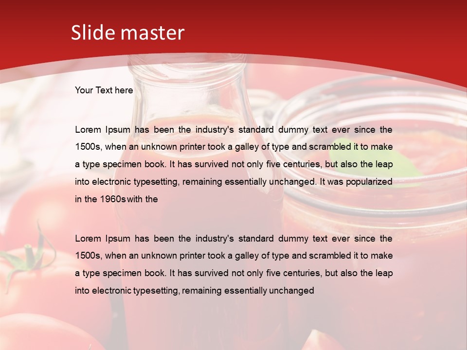 Konzentriert Dip Paste PowerPoint Template