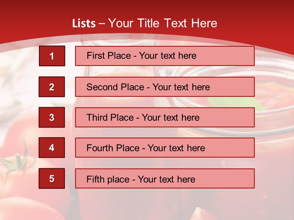 Konzentriert Dip Paste PowerPoint Template