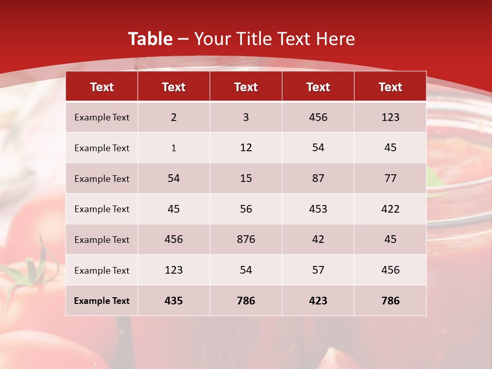 Konzentriert Dip Paste PowerPoint Template
