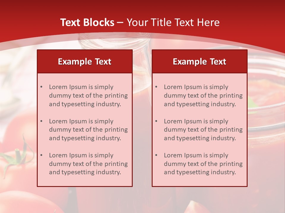 Konzentriert Dip Paste PowerPoint Template