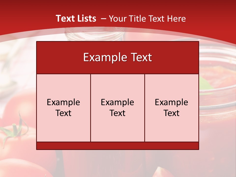 Konzentriert Dip Paste PowerPoint Template