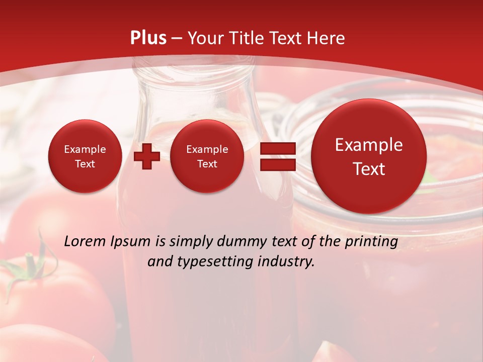 Konzentriert Dip Paste PowerPoint Template