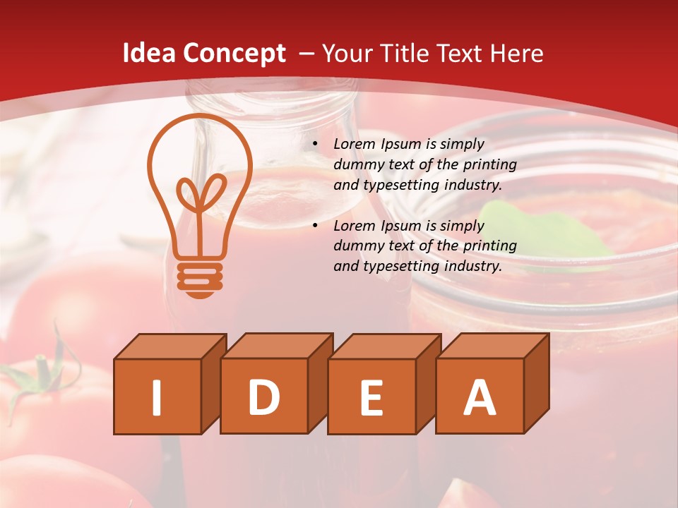 Konzentriert Dip Paste PowerPoint Template