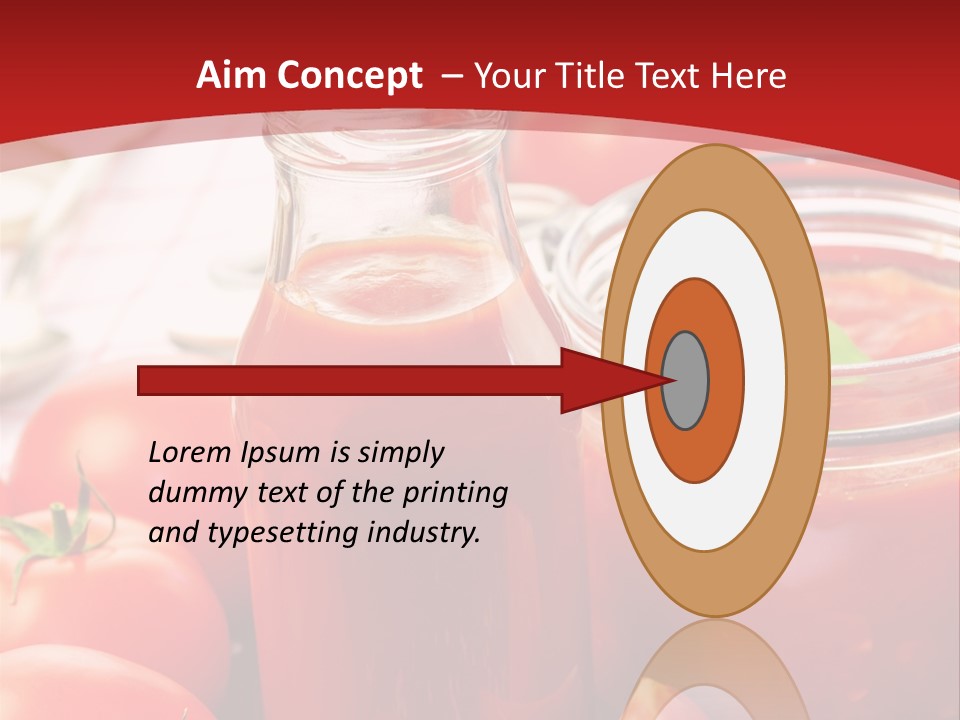 Konzentriert Dip Paste PowerPoint Template