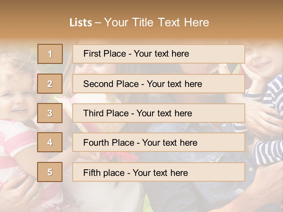 Indoor At Home Daughter PowerPoint Template