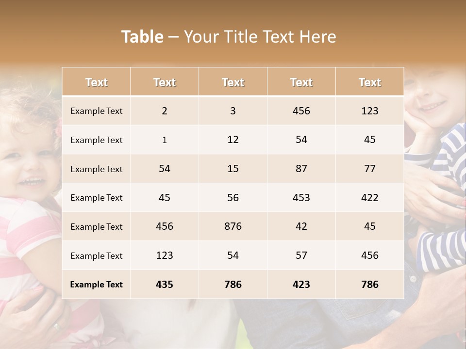 Indoor At Home Daughter PowerPoint Template