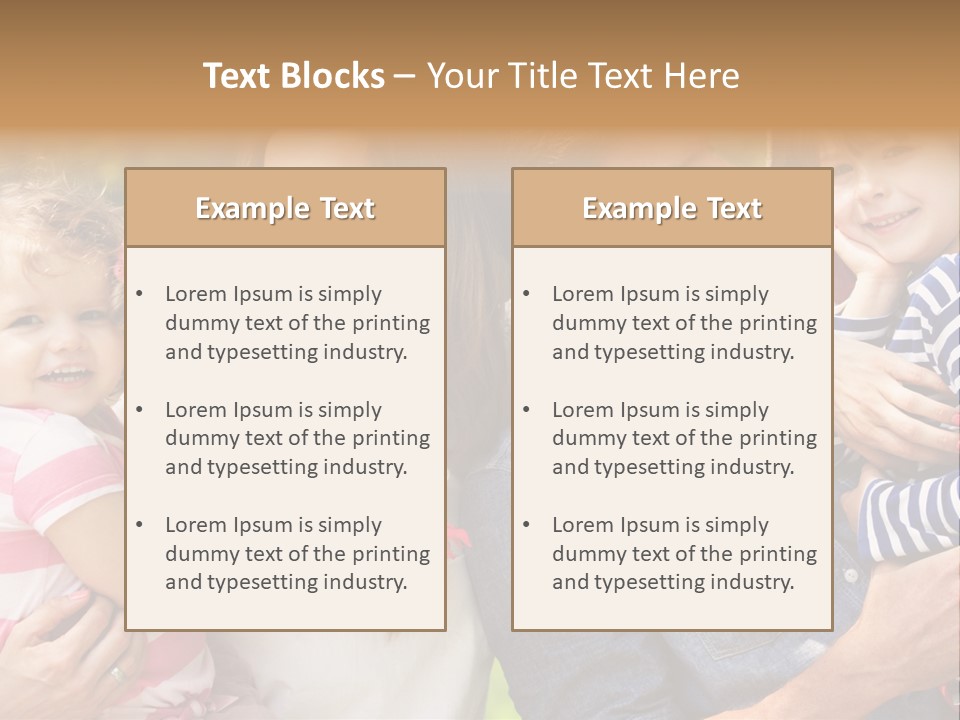 Indoor At Home Daughter PowerPoint Template