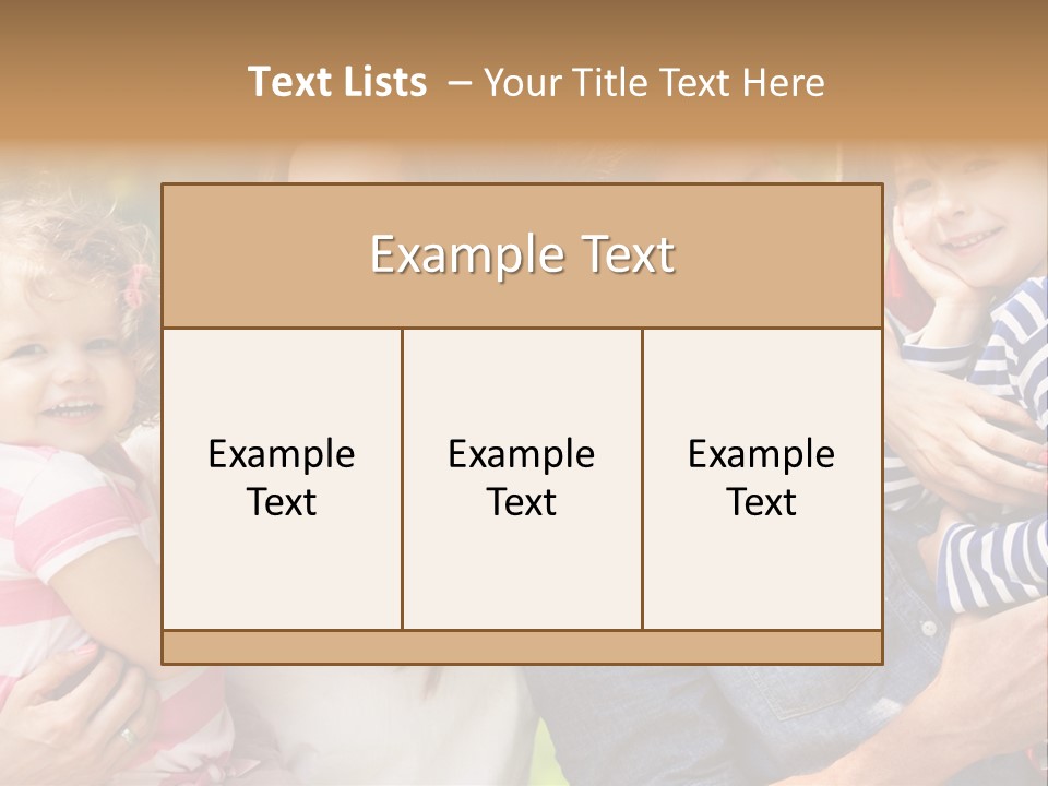 Indoor At Home Daughter PowerPoint Template