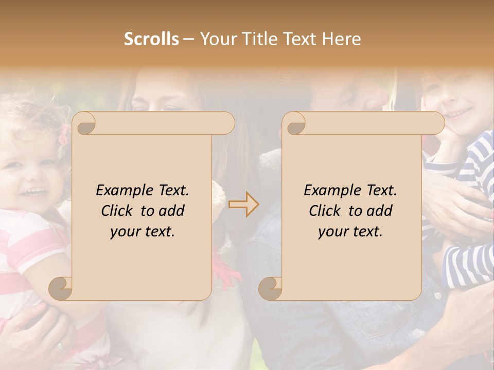 Indoor At Home Daughter PowerPoint Template