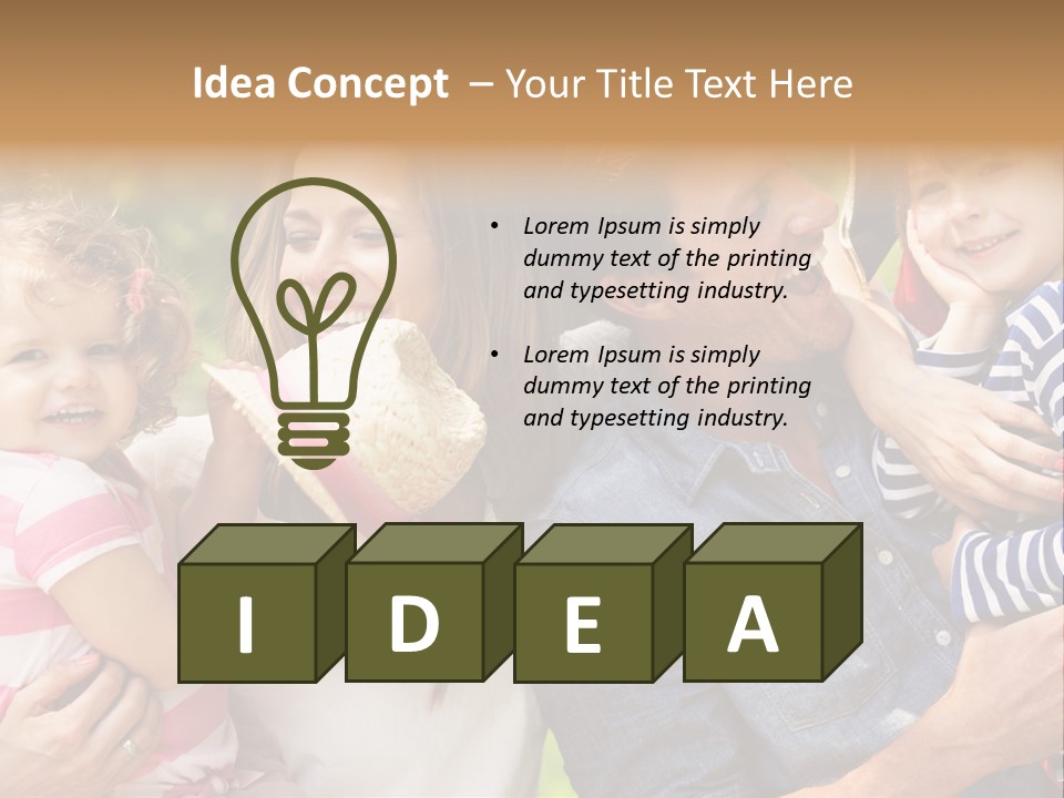 Indoor At Home Daughter PowerPoint Template