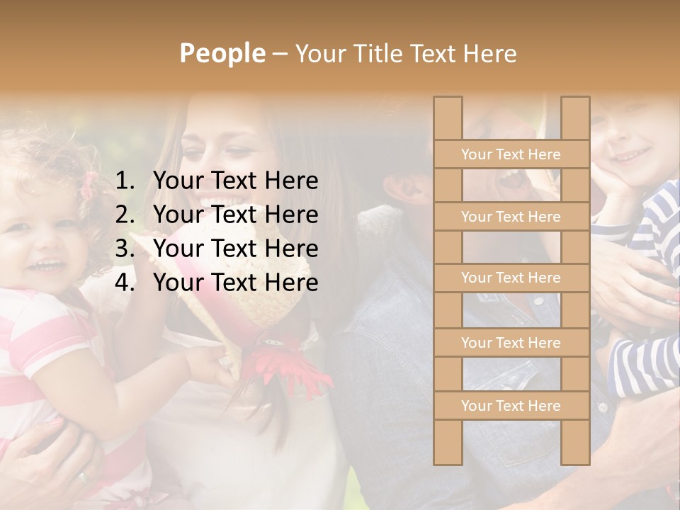 Indoor At Home Daughter PowerPoint Template