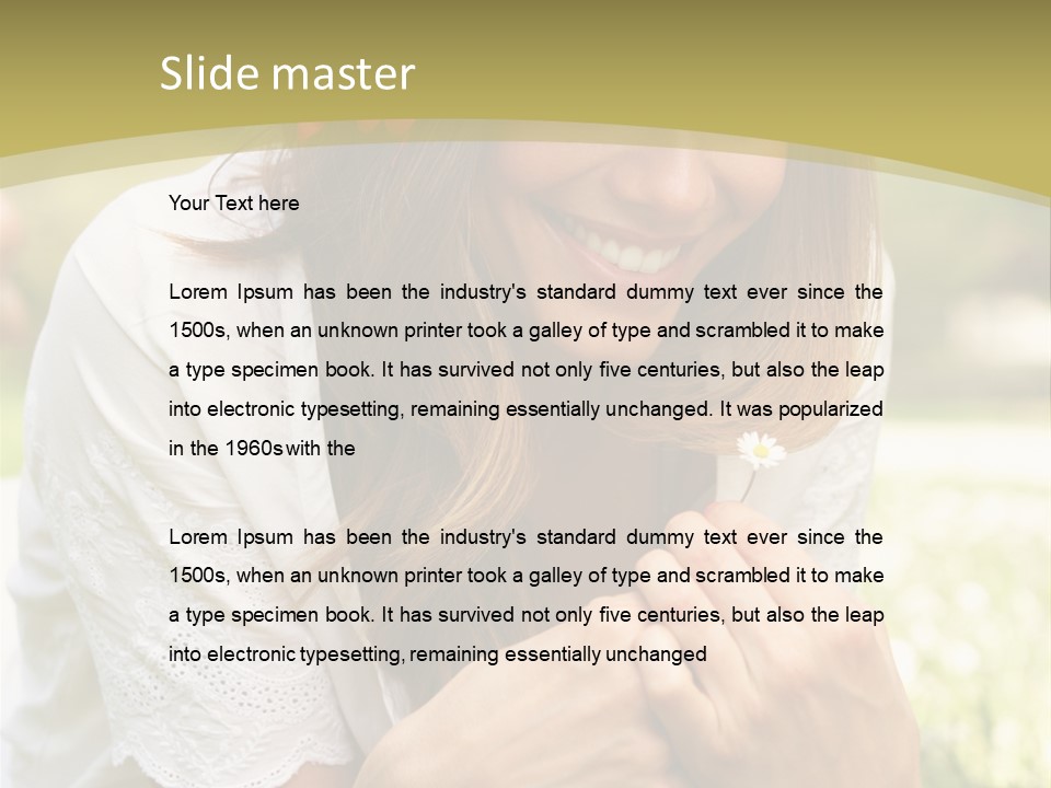 Beautiful Vertical Fashion PowerPoint Template