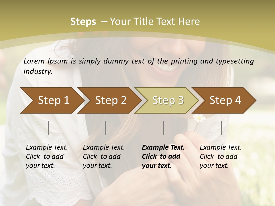 Beautiful Vertical Fashion PowerPoint Template