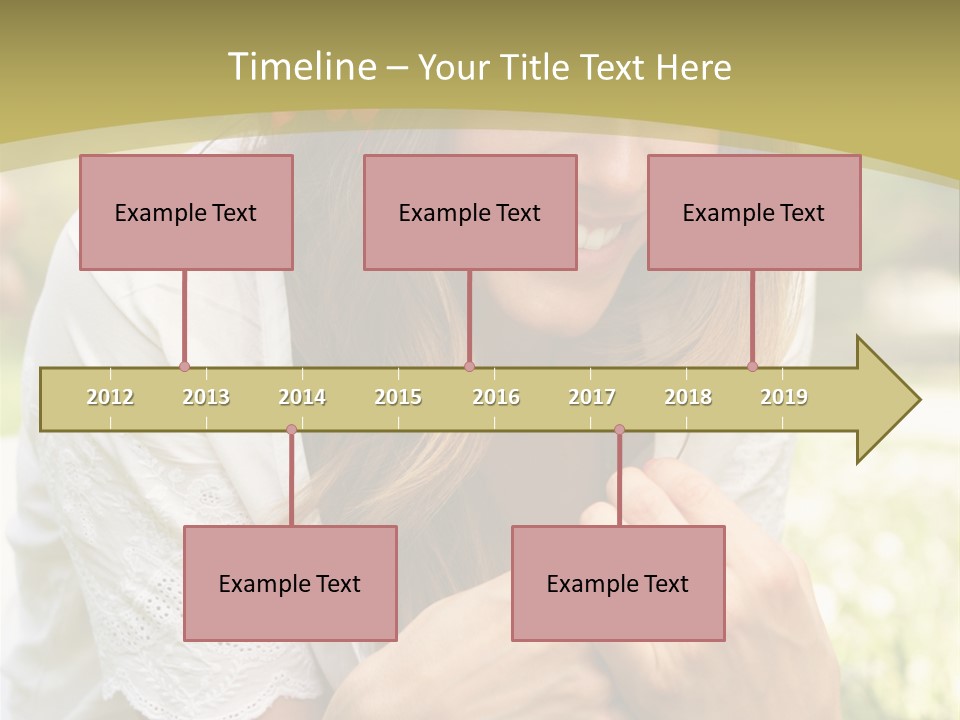 Beautiful Vertical Fashion PowerPoint Template