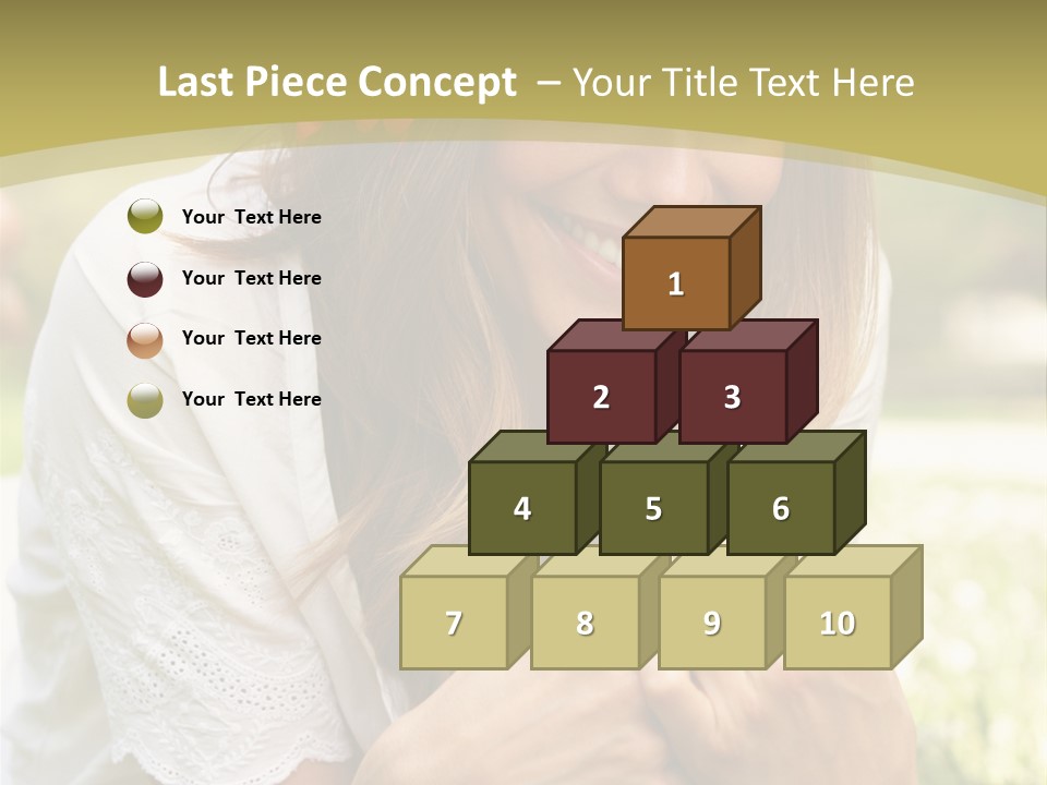 Beautiful Vertical Fashion PowerPoint Template