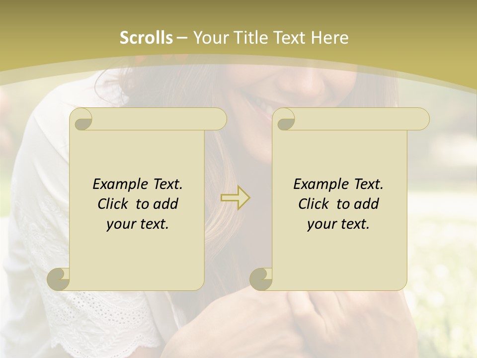 Beautiful Vertical Fashion PowerPoint Template
